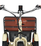 sixthreezero Simple Step Thru Fat Tire Electric Trike Rear Seat