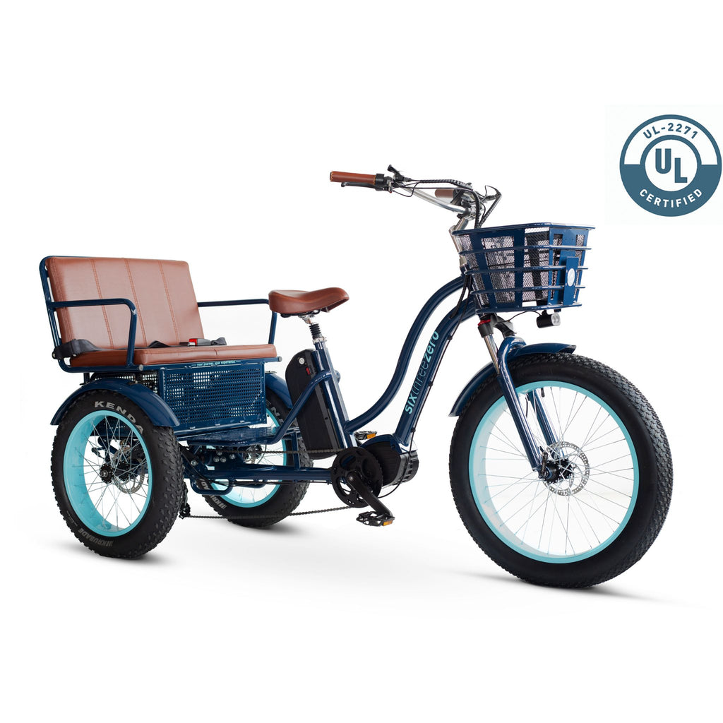 sixthreezero EVRYjourney EBike Rickshaw 1000w Mid Drive