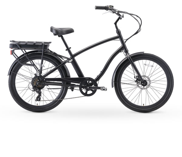 sixthreezero EVRYjourney Men's 26" 500W 7 Speed Electric Hybrid Bicycle