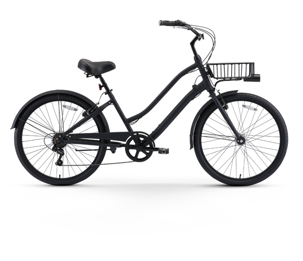 sixthreezero EVRYjourney Men's Casual Edition 7-Speed w/ Integrated Cable Lock, Light and Basket