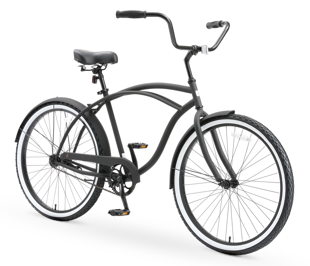 sixthreezero Around the Block Men's Casual Edition Single Speed Beach Cruiser Bicycle