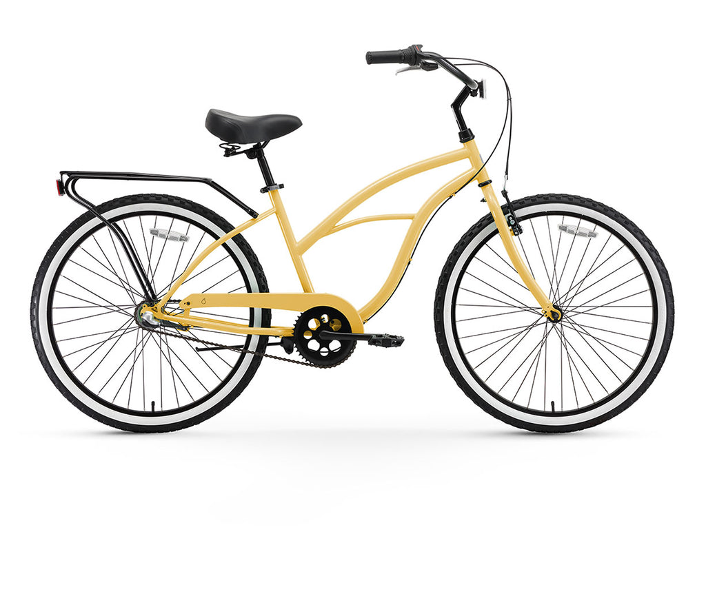 sixthreezero Around the Block Women's 26" 3 Speed Cruiser Bicycle