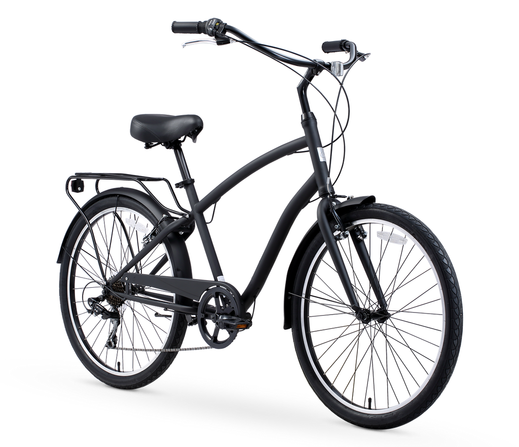 sixthreezero EVRYjourney Men's 26" 7 Speed Steel Touring Hybrid Bicycle