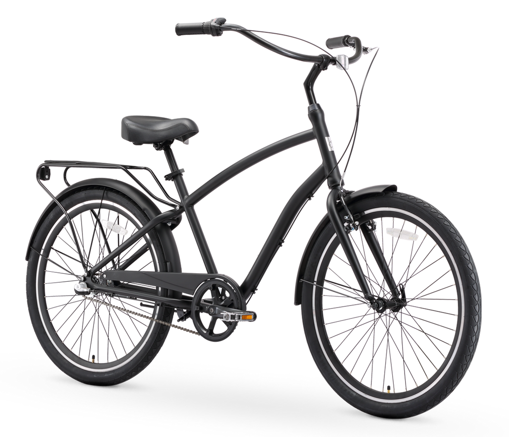 sixthreezero EVRYjourney Men's 26" 3 Speed Steel Sport Hybrid Cruiser Bicycle