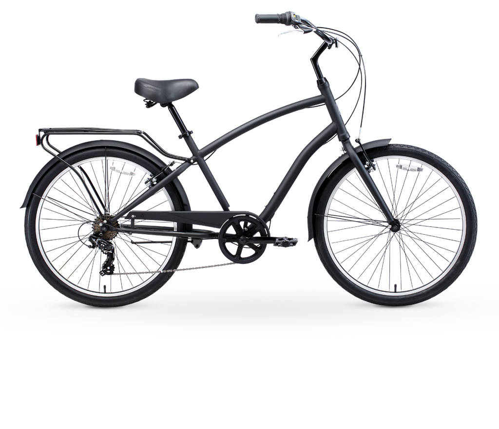sixthreezero EVRYjourney Men's 26" 7 Speed Steel Touring Hybrid Bicycle