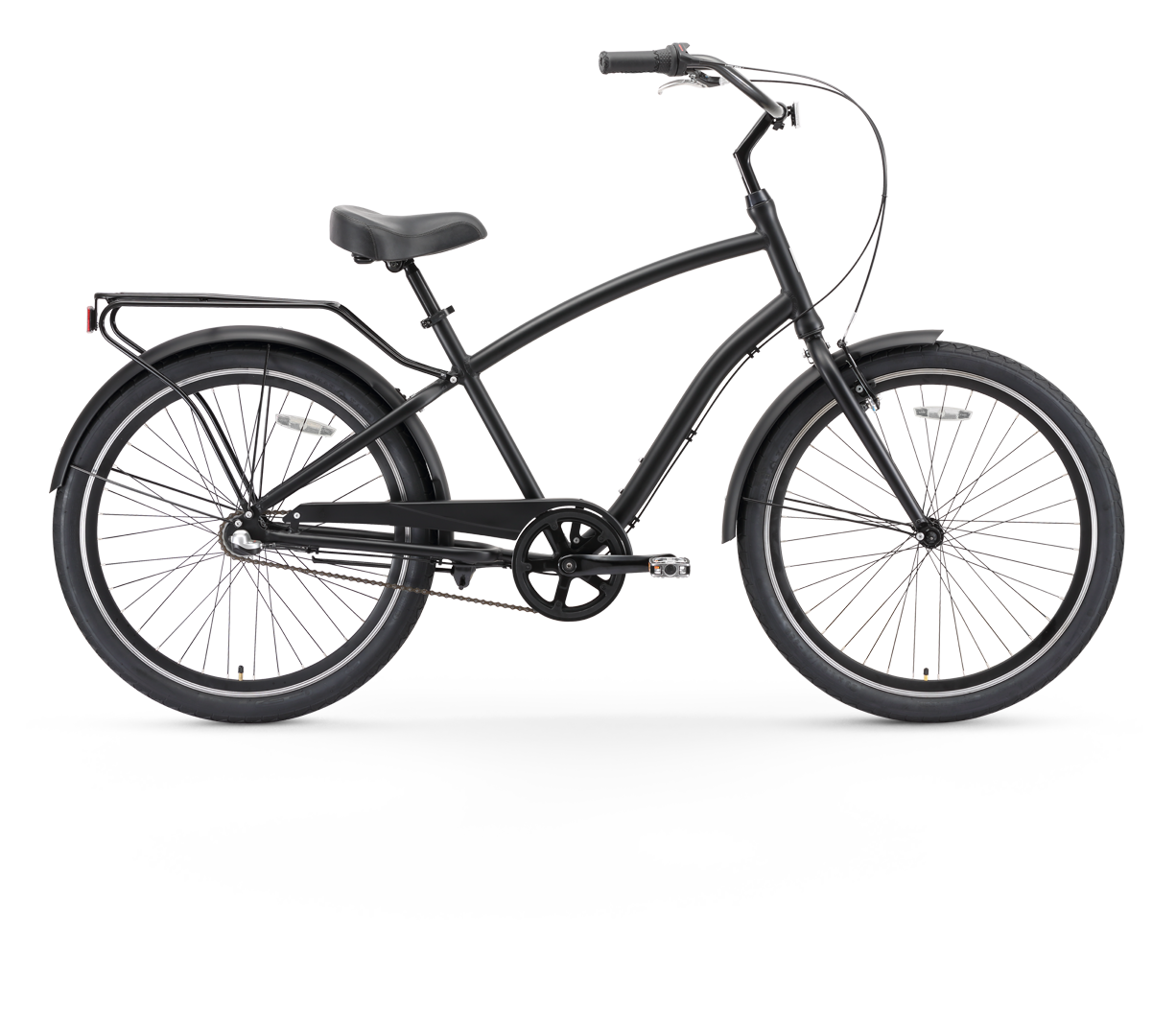 sixthreezero EVRYjourney Men's 26" 3 Speed Steel Sport Hybrid Cruiser Bicycle