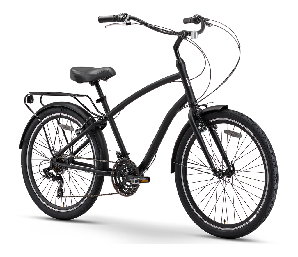sixthreezero EVRYjourney Men's 26" 21 Speed Steel Sport Hybrid Cruiser Bicycle