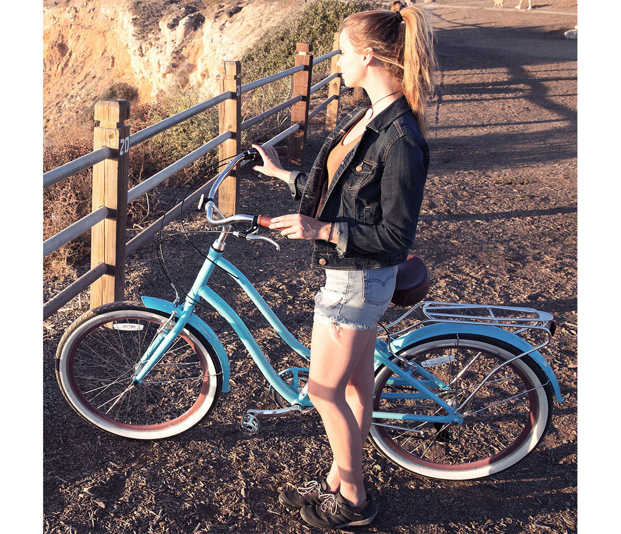 sixthreezero EVRYjourney Women's 26" 7 Speed Step-Through Touring Hybrid Bicycle