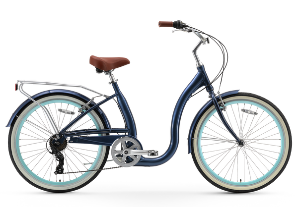 sixthreezero Simple Step-Thru Women's 7-Speed Bicycle