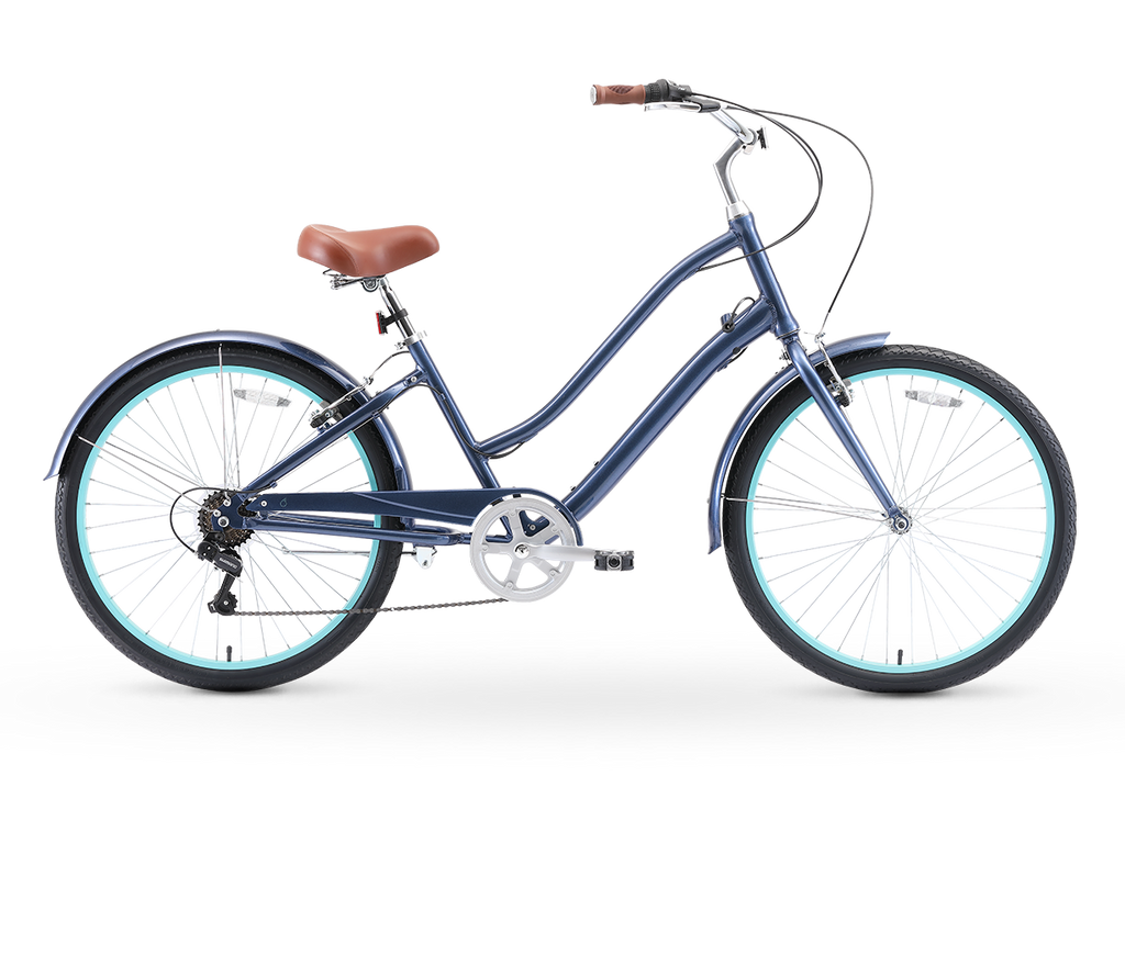 sixthreezero EVRYjourney Women's Casual Edition 7-Speed w/ Integrated Cable Lock