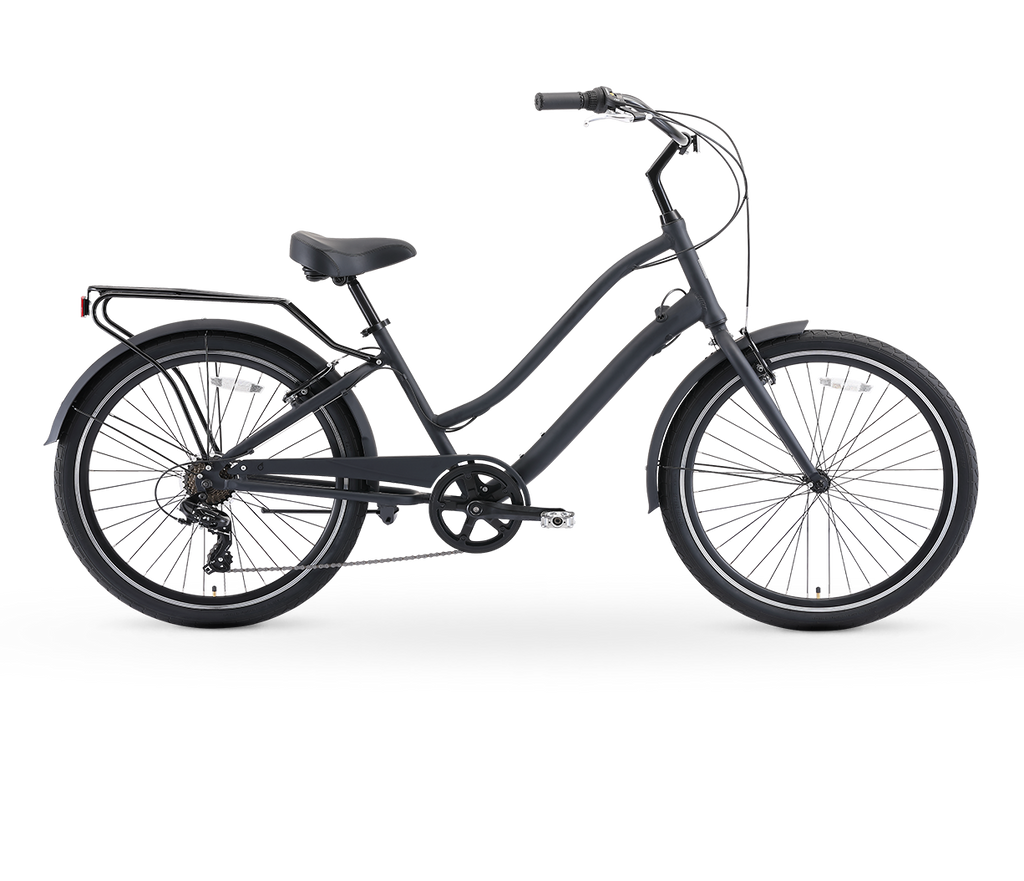 sixthreezero EVRYjourney Men's w/ Integrated Lock 26" 7-Speed Sport Hybrid Cruiser Bicycle
