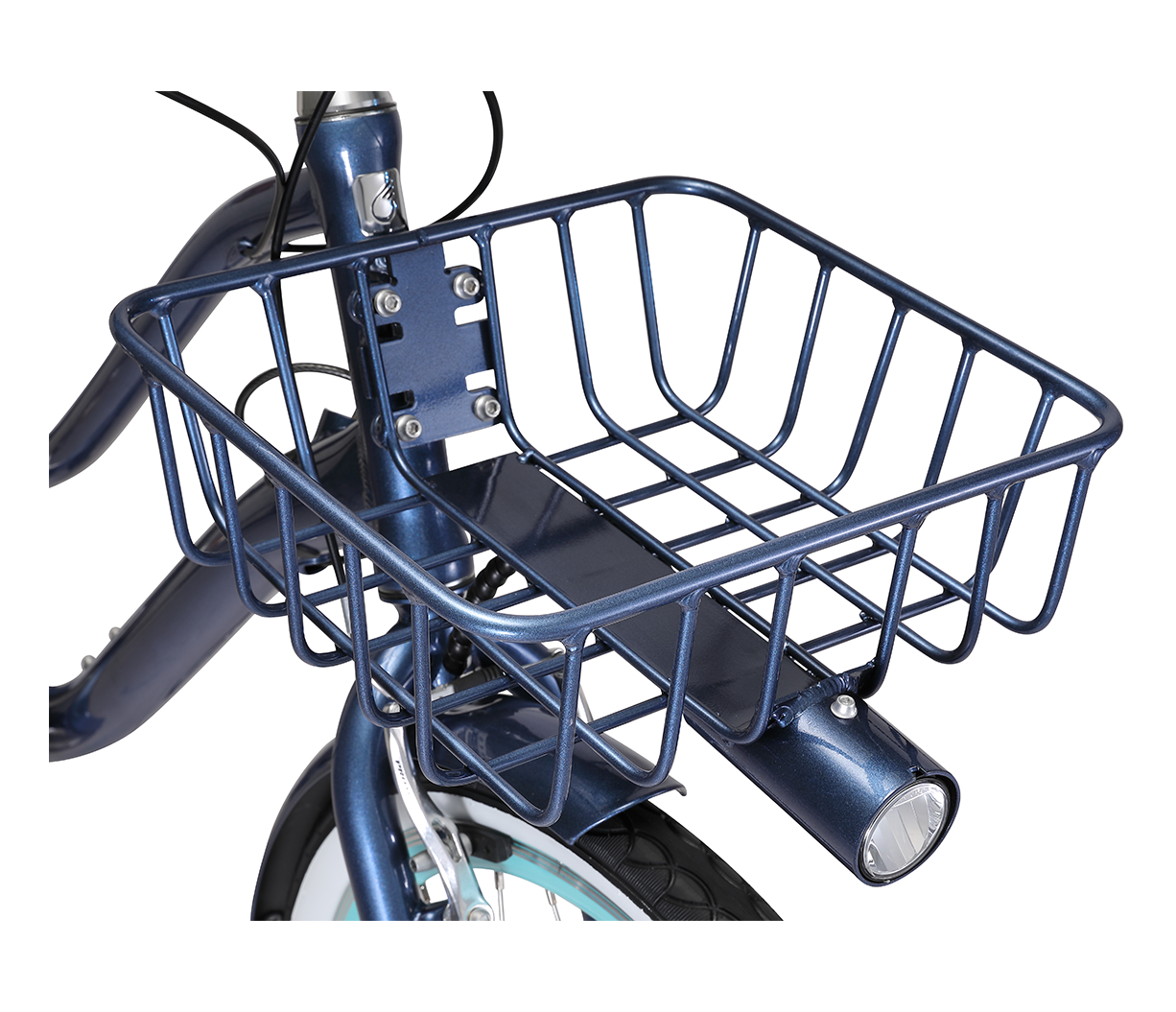 sixthreezero EVRYjourney Deluxe Women's 26" 7-Speed Touring Hybrid Bicycle w/ Integrated Lock, Basket, Light