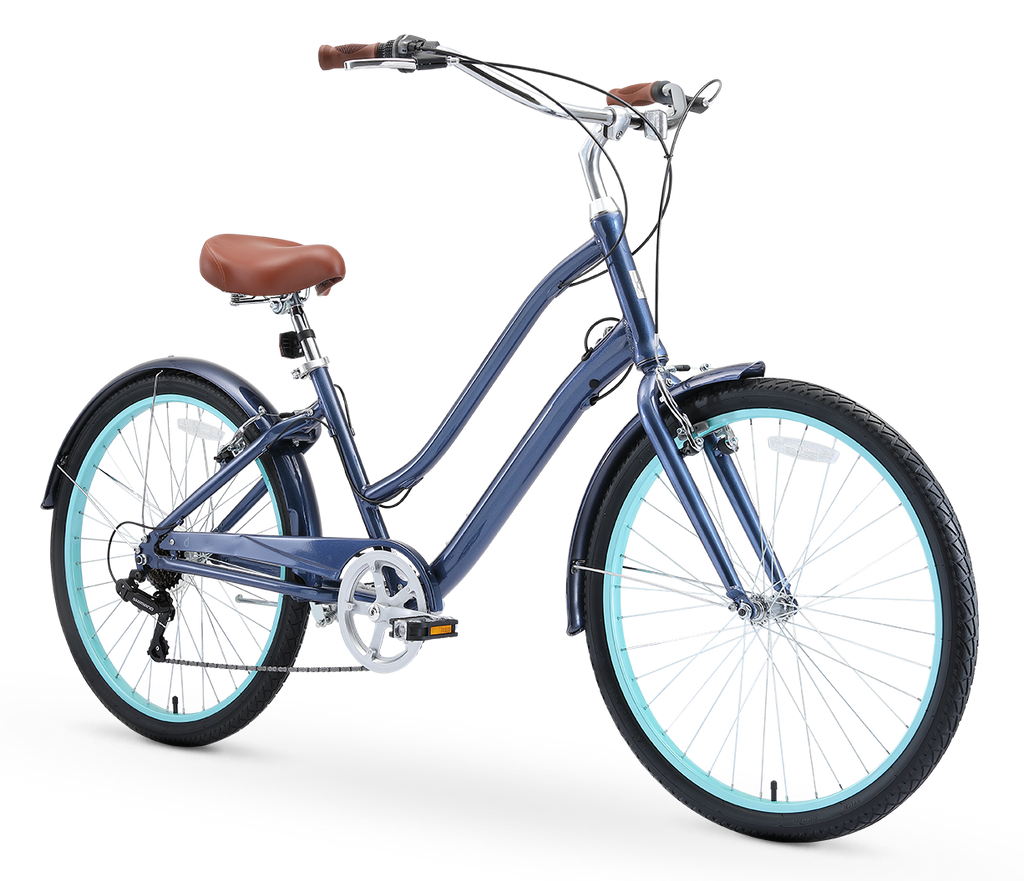 sixthreezero EVRYjourney Women's Casual Edition 7-Speed w/ Integrated Cable Lock