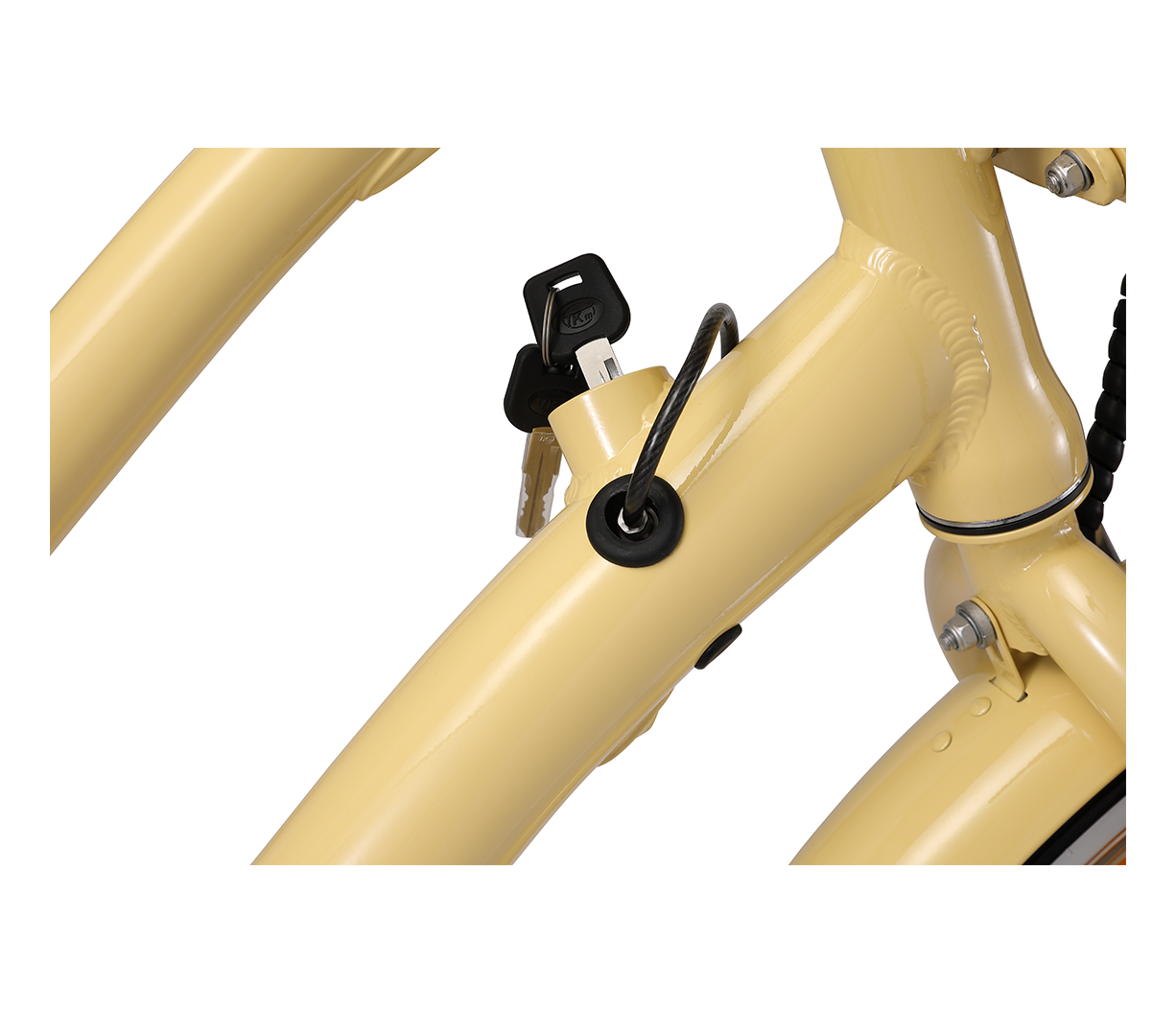 sixthreezero EVRYjourney Deluxe Women's 26" 7-Speed Touring Hybrid Bicycle w/ Integrated Lock, Basket, Light