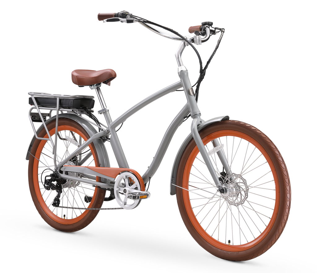 sixthreezero EVRYjourney Men's NEW 26" 500W 7-Speed Sport Hybrid Cruiser Bicycle