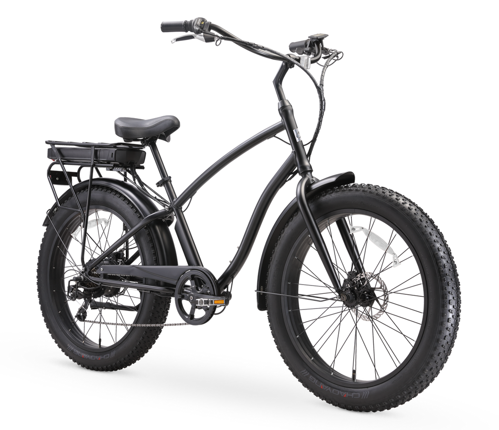 sixthreezero EVRYjourney Men's 7-Speed 500W Fat Tire Electric Bicycle