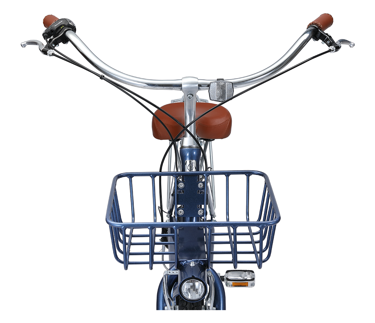 sixthreezero EVRYjourney Deluxe Women's 26" 7-Speed Touring Hybrid Bicycle w/ Integrated Lock, Basket, Light