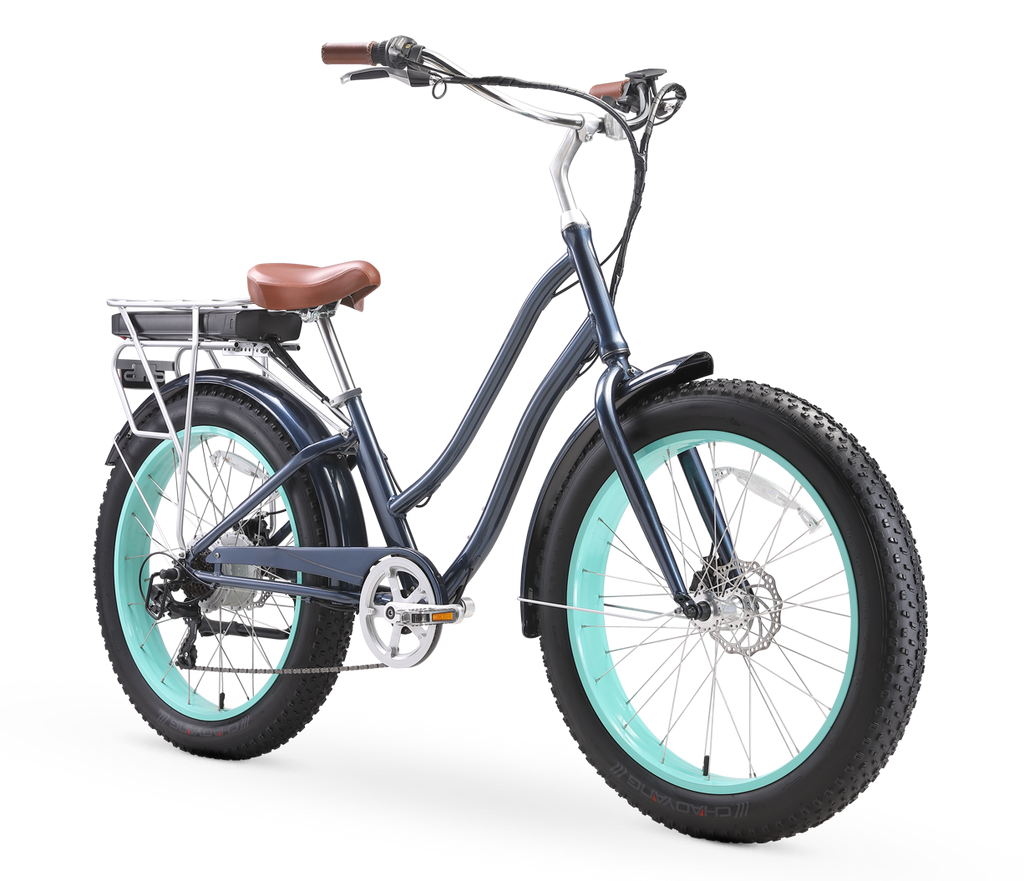 sixthreezero EVRYjourney Women's 7-Speed 500W Fat Tire Electric Bicycle