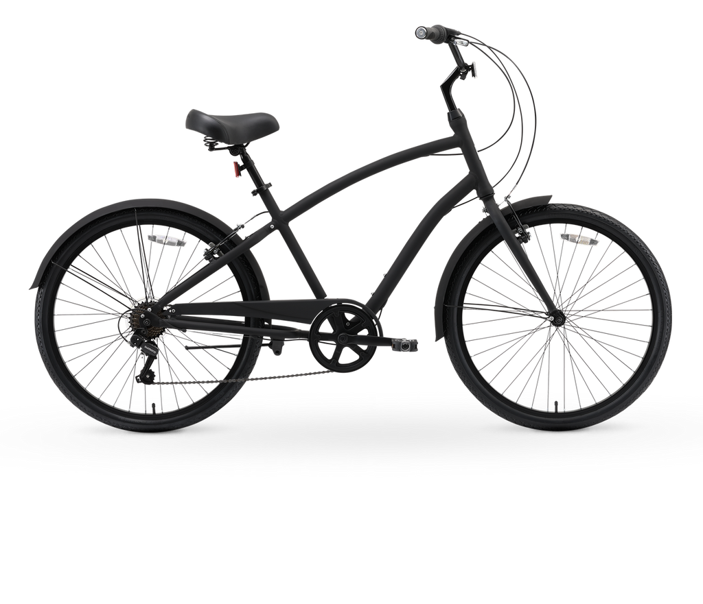 sixthreezero EVRYjourney Men's Casual Edition 26" 7-Speed Sport Hybrid Cruiser Bicycle