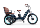 EVRYjourney EBike Rickshaw Dual 750w, Max 1500w, Dual Battery, Total 42ah