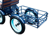 Rear Long Basket for Hitch sixthreezero EVRYjourney Electric Tricycle Rickshaw with Passenger Seat