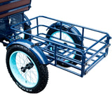 Rear Long Basket for Hitch sixthreezero EVRYjourney Electric Tricycle Rickshaw with Passenger Seat