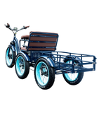 Rear Long Basket for Hitch sixthreezero EVRYjourney Electric Tricycle Rickshaw with Passenger Seat