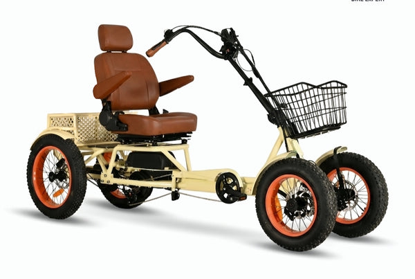 ANYterrain 4 Wheel 1500w Dual Motor Recumbent EBike