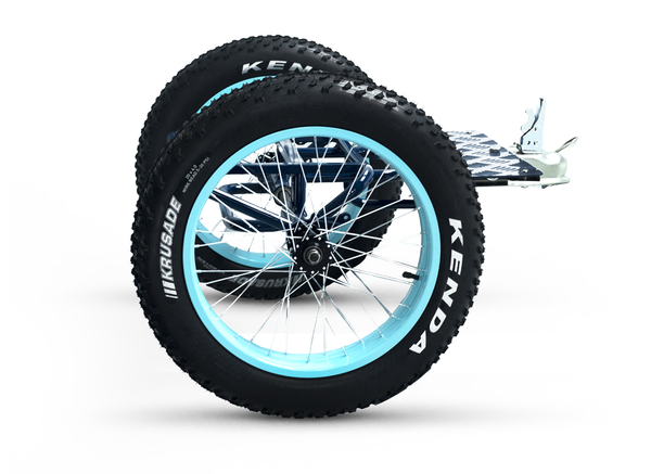 Rear Subframe with Wheelsets for Hitch sixthreezero EVRYjourney Electric Tricycle Rickshaw with Passenger Seat