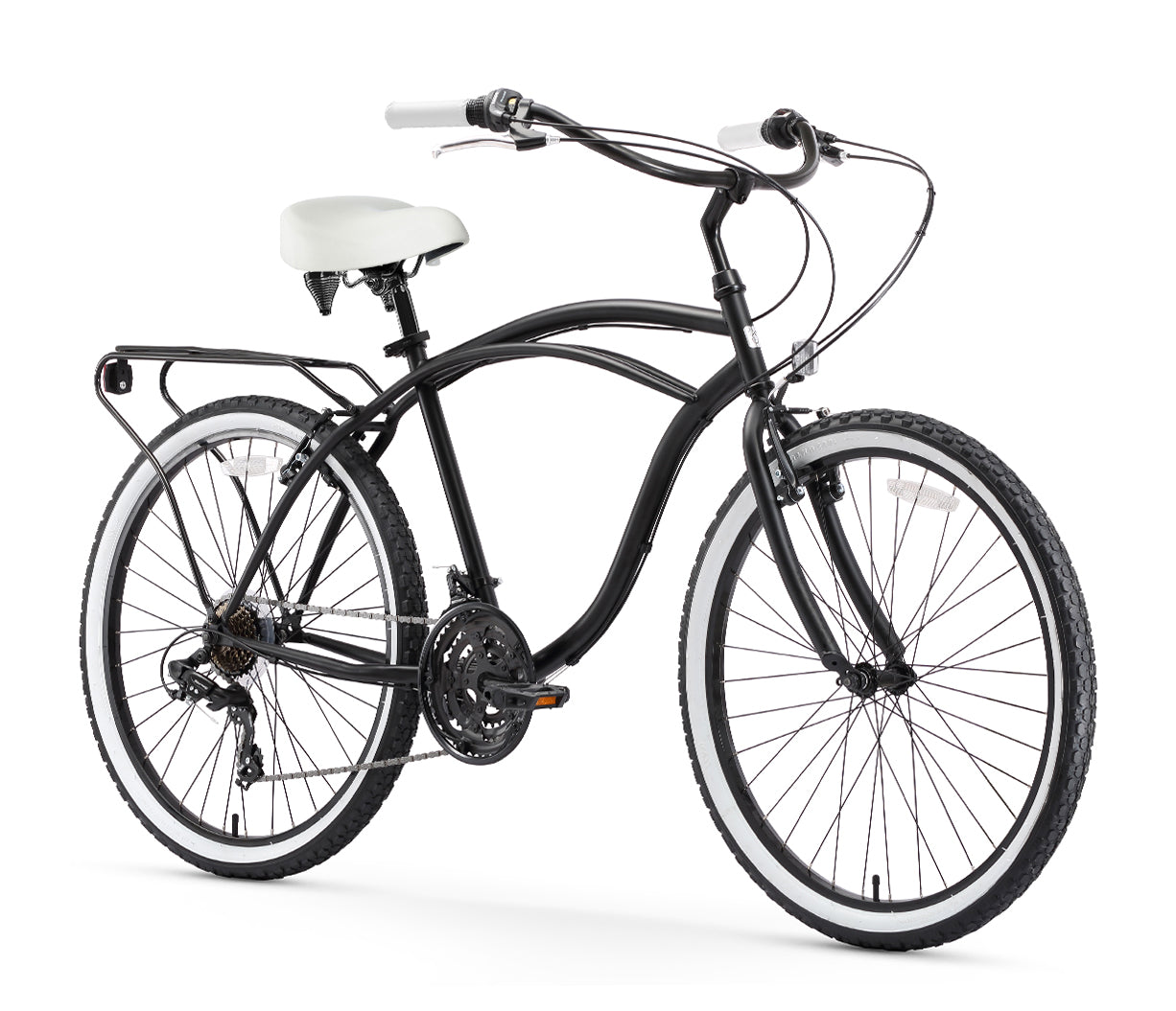 sixthreezero Around the Block Men's 26" 21 Speed Cruiser Bicycle