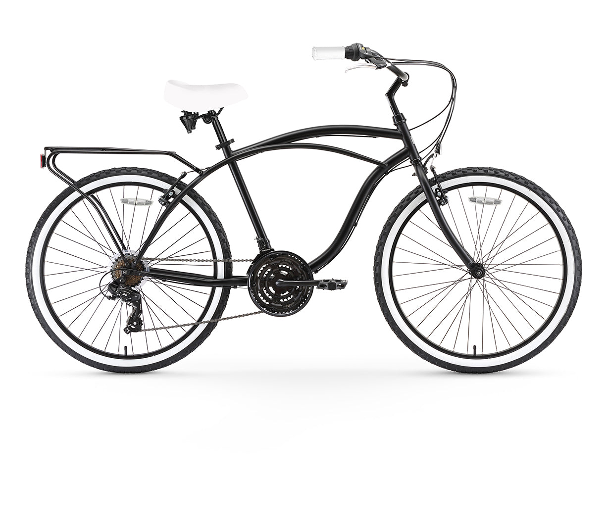 sixthreezero Around the Block Men's 26" 21 Speed Cruiser Bicycle