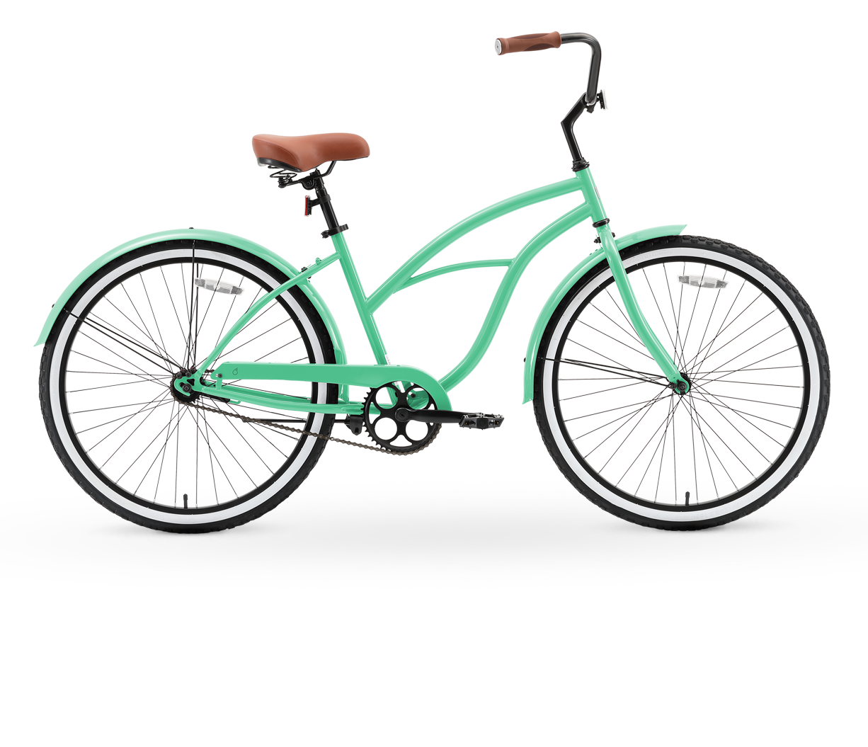 sixthreezero Around the Block Women's Casual Edition Single Speed Beach Cruiser Bicycle