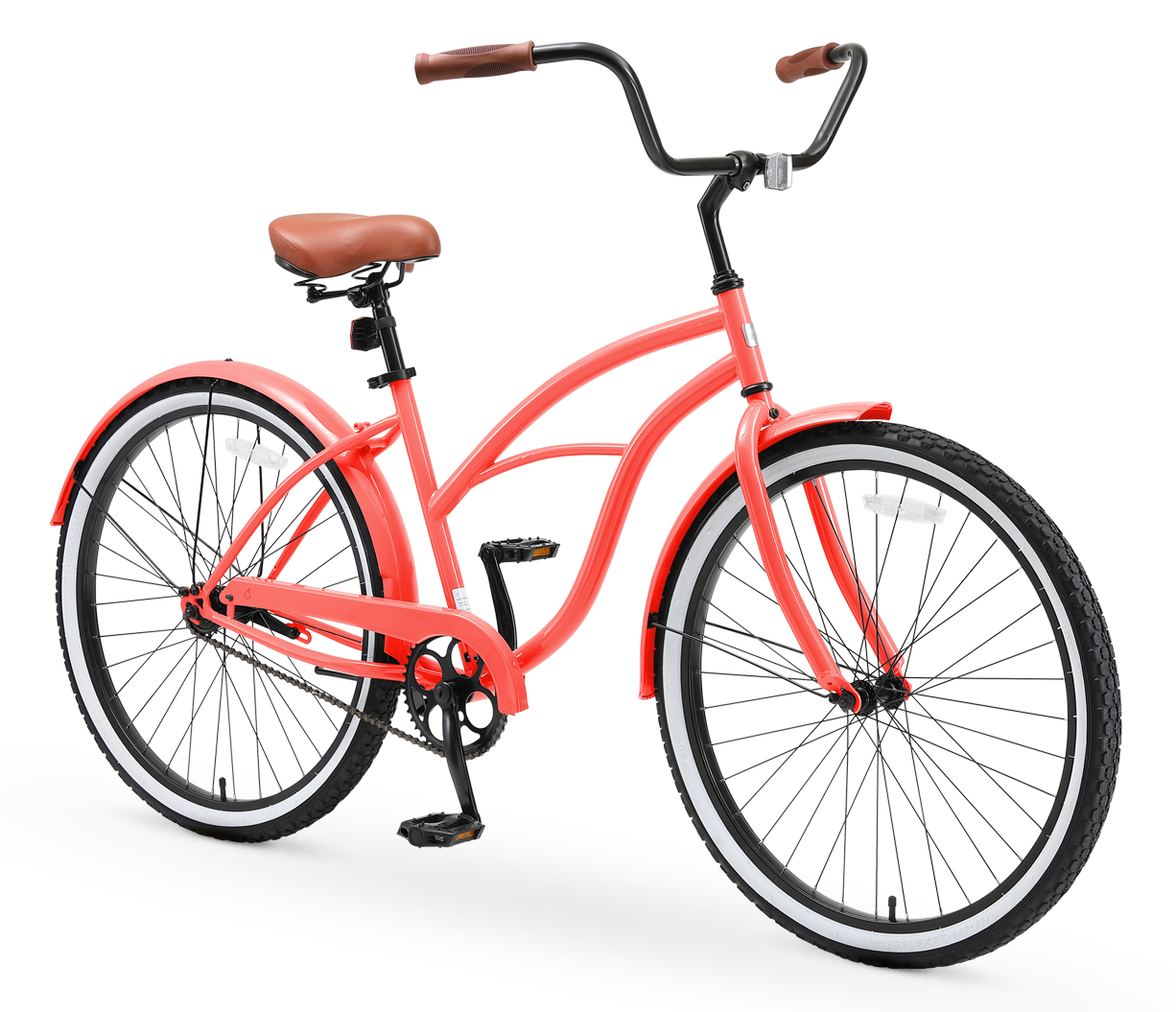 sixthreezero Around the Block Women's Casual Edition Single Speed Beach Cruiser Bicycle