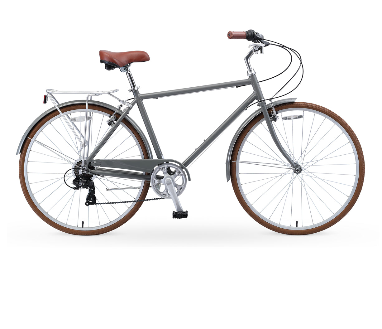 sixthreezero Ride in the Park Men's 7-Speed Consistent City Commuter Bike