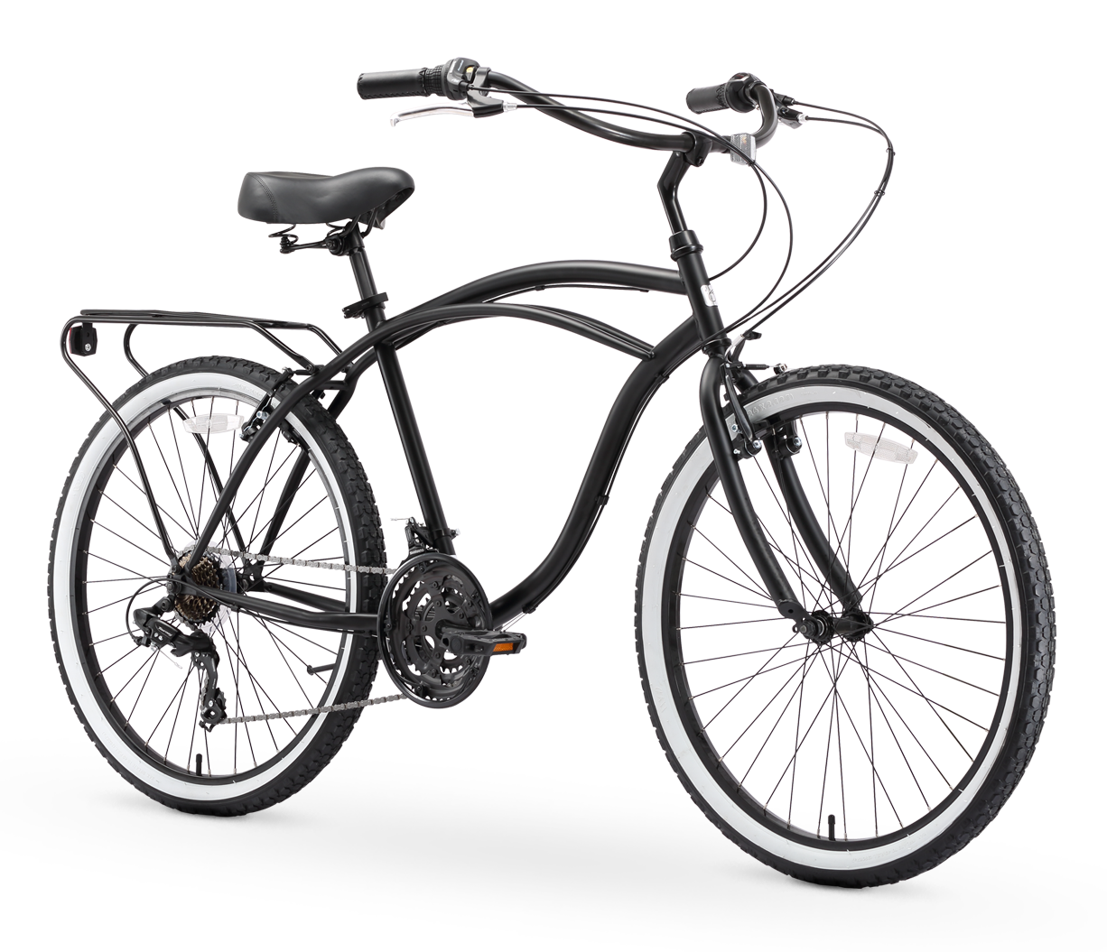 sixthreezero Around the Block Men's 26" 21 Speed Cruiser Bicycle