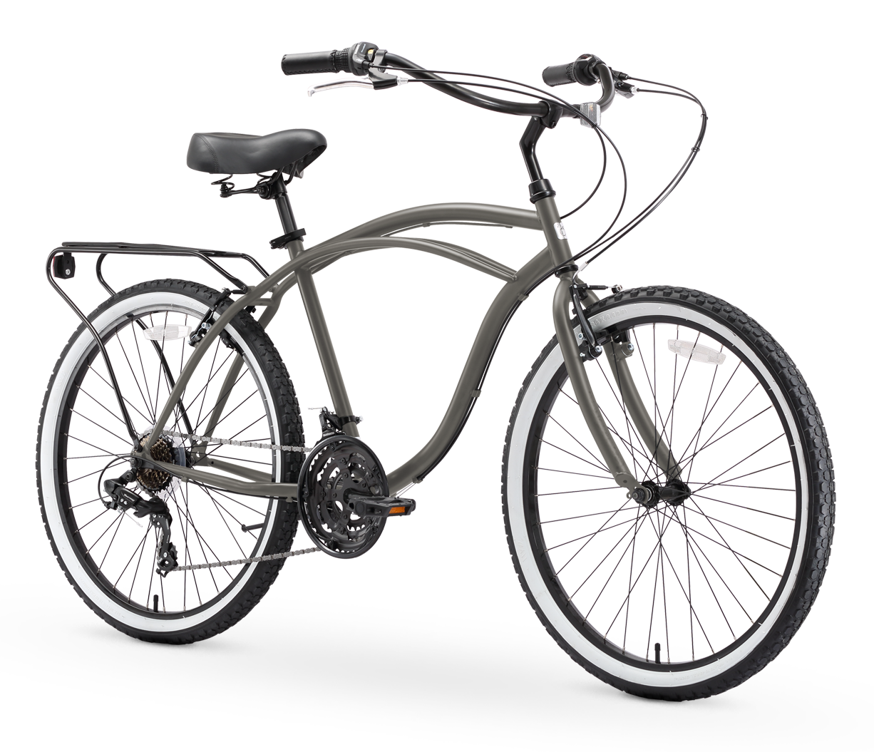 sixthreezero Around the Block Men's 26" 21 Speed Cruiser Bicycle