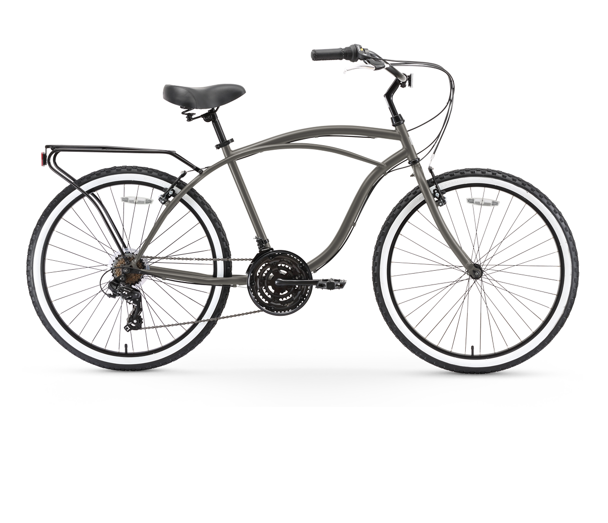 sixthreezero Around the Block Men's 26" 21 Speed Cruiser Bicycle