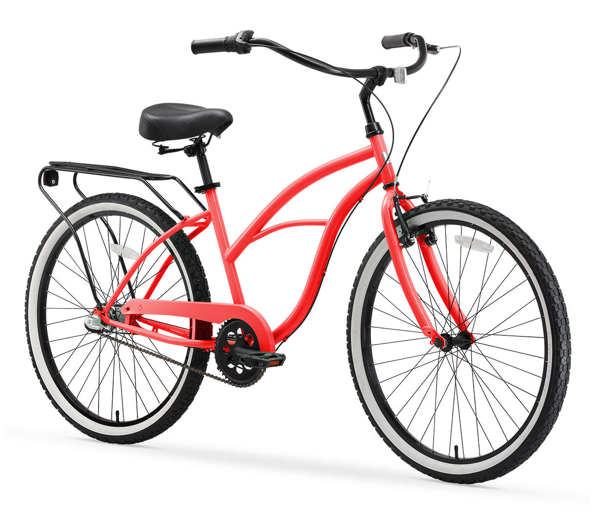 sixthreezero Around the Block Women's 26" 3 Speed Cruiser Bicycle