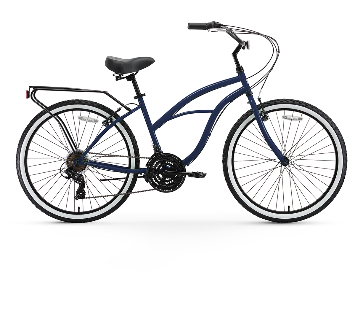 sixthreezero Around the Block Women's 26" 21 Speed Cruiser Bicycle