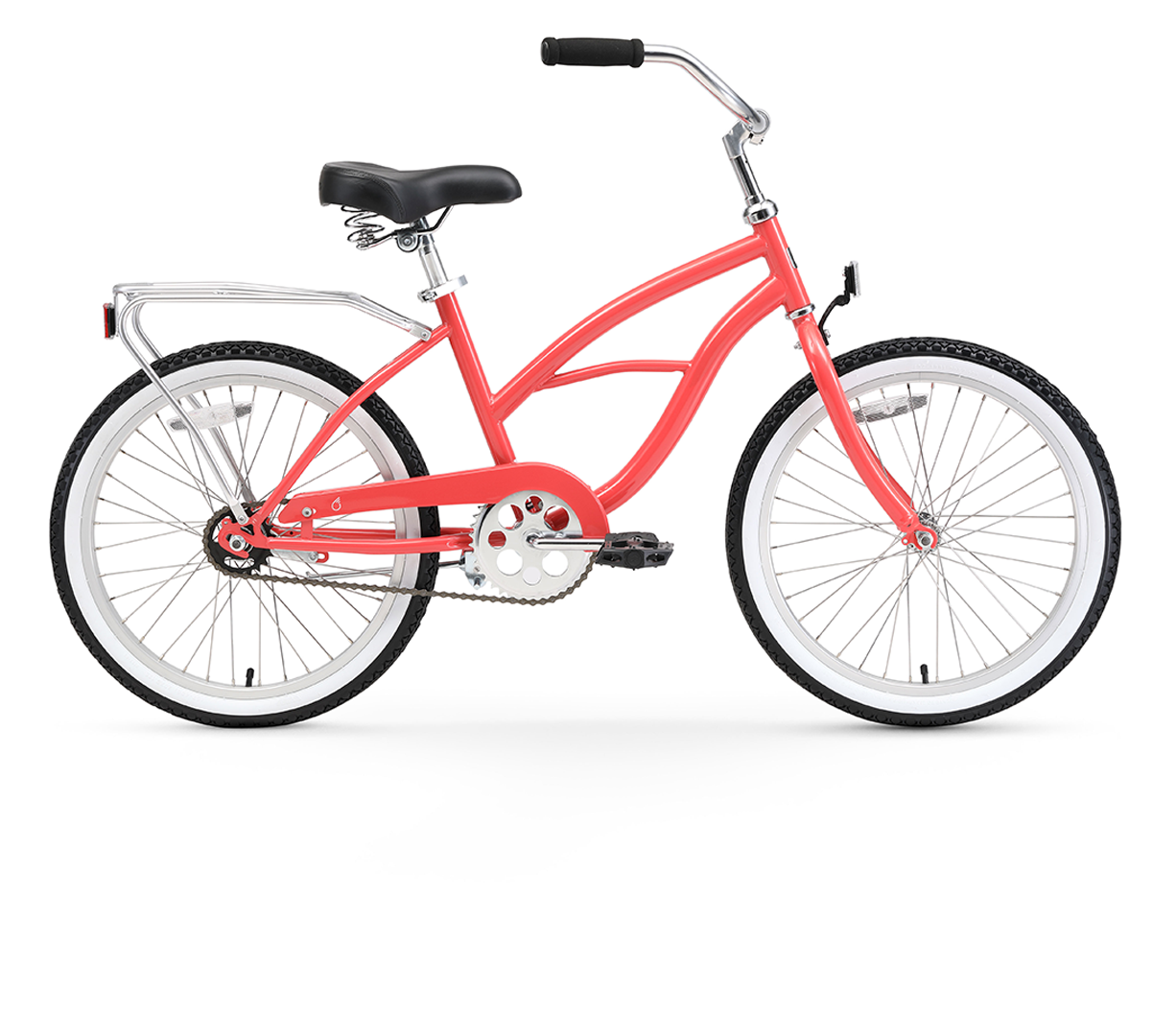 sixthreezero Around the Block Girl's 20" Single Speed Beach Cruiser Bicycle