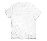 sixthreezero White with Fading Coral 100% Cotton Unisex Shirt