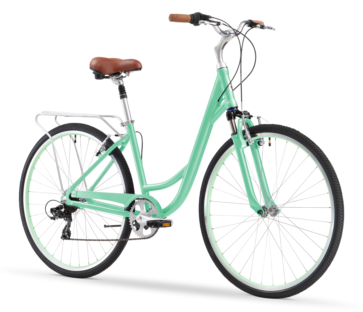 sixthreezero Body Ease Women's 7 Speed Step Through Comfort Bicycle