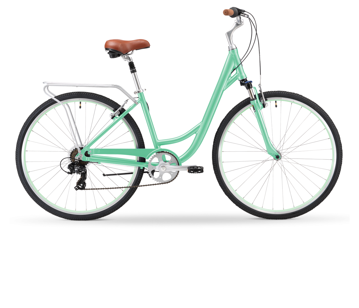 sixthreezero Body Ease Women's 7 Speed Step Through Comfort Bicycle