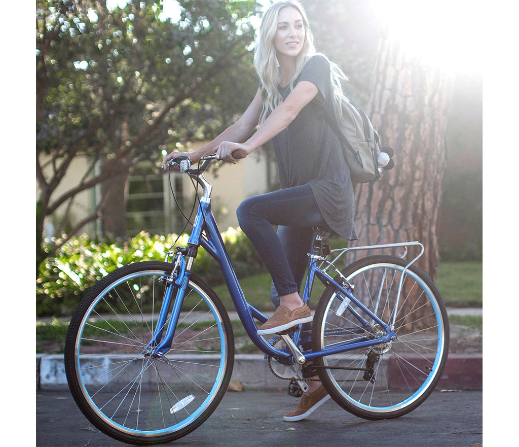 sixthreezero Body Ease Women's 7 Speed Step Through Comfort Bicycle