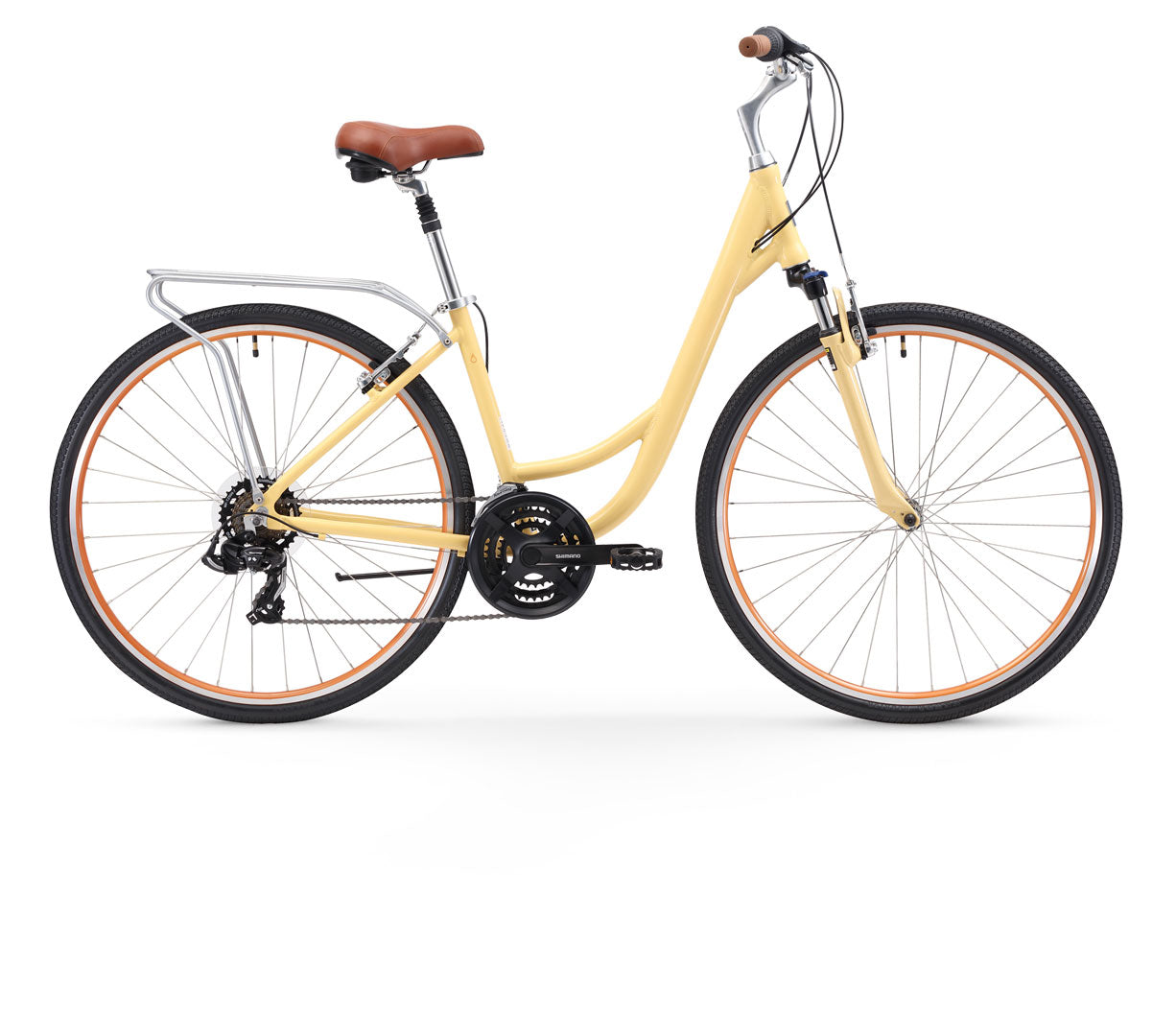 sixthreezero Body Ease Women's 21 Speed Step Through Comfort Bicycle