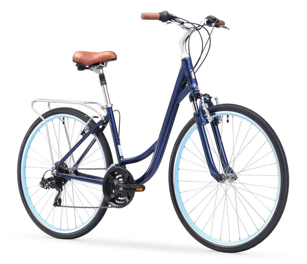 sixthreezero Body Ease Women's 21 Speed Step Through Comfort Bicycle