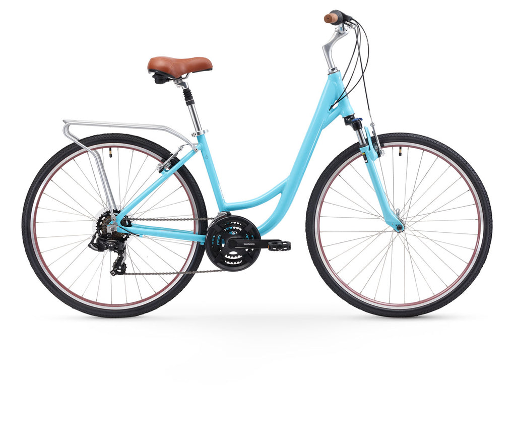 sixthreezero Body Ease Women's 21 Speed Step Through Comfort Bicycle