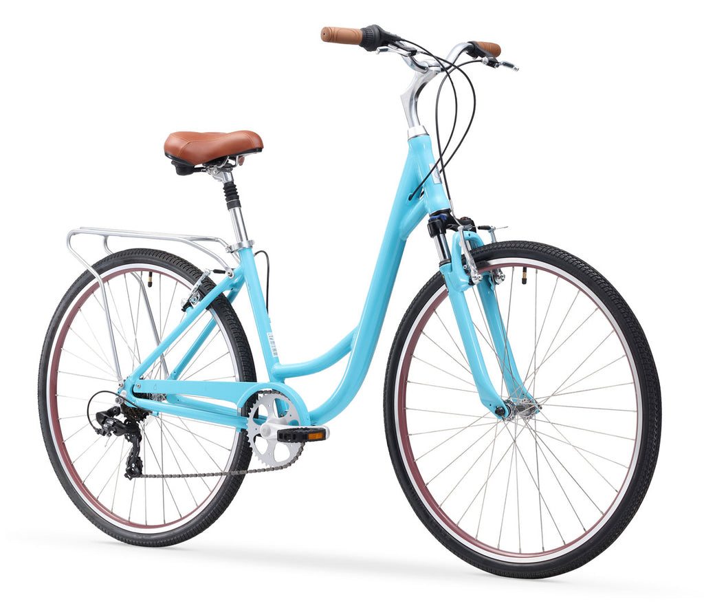 sixthreezero Body Ease Women's 7 Speed Step Through Comfort Bicycle