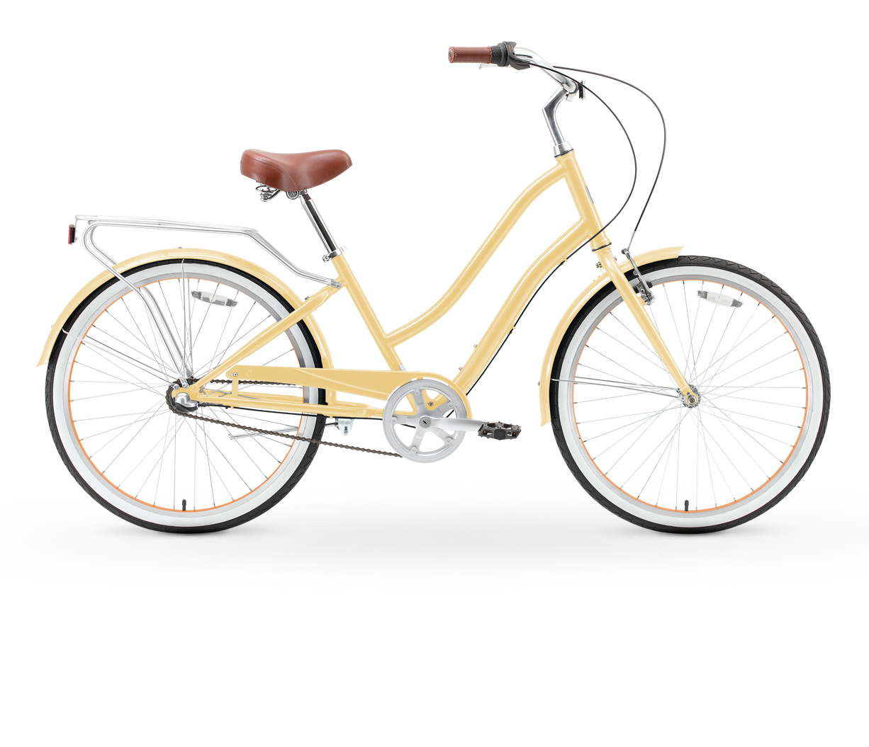 sixthreezero EVRYjourney Women's 26" 3 Speed Steel Step-Through Touring Hybrid Bicycle