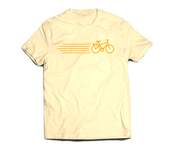 sixthreezero EVRYjourney Premium Short Sleeve Crew Papyrus Orange 100% Cotton Unisex Shirt